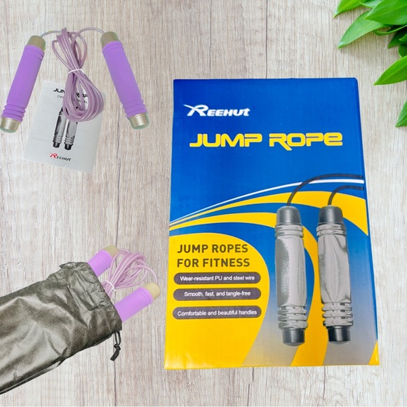 REEHUT Jump Rope for Fitness *Purple* - Picture 1 of 5